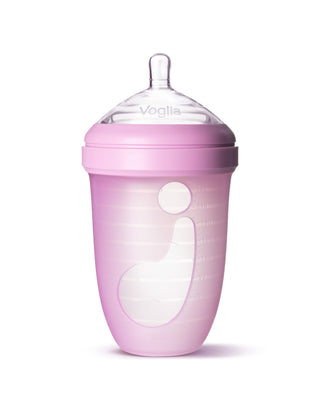 Silicone Pouch Baby Bottles, Anti-Colic, Air-Free Feeding Bottle